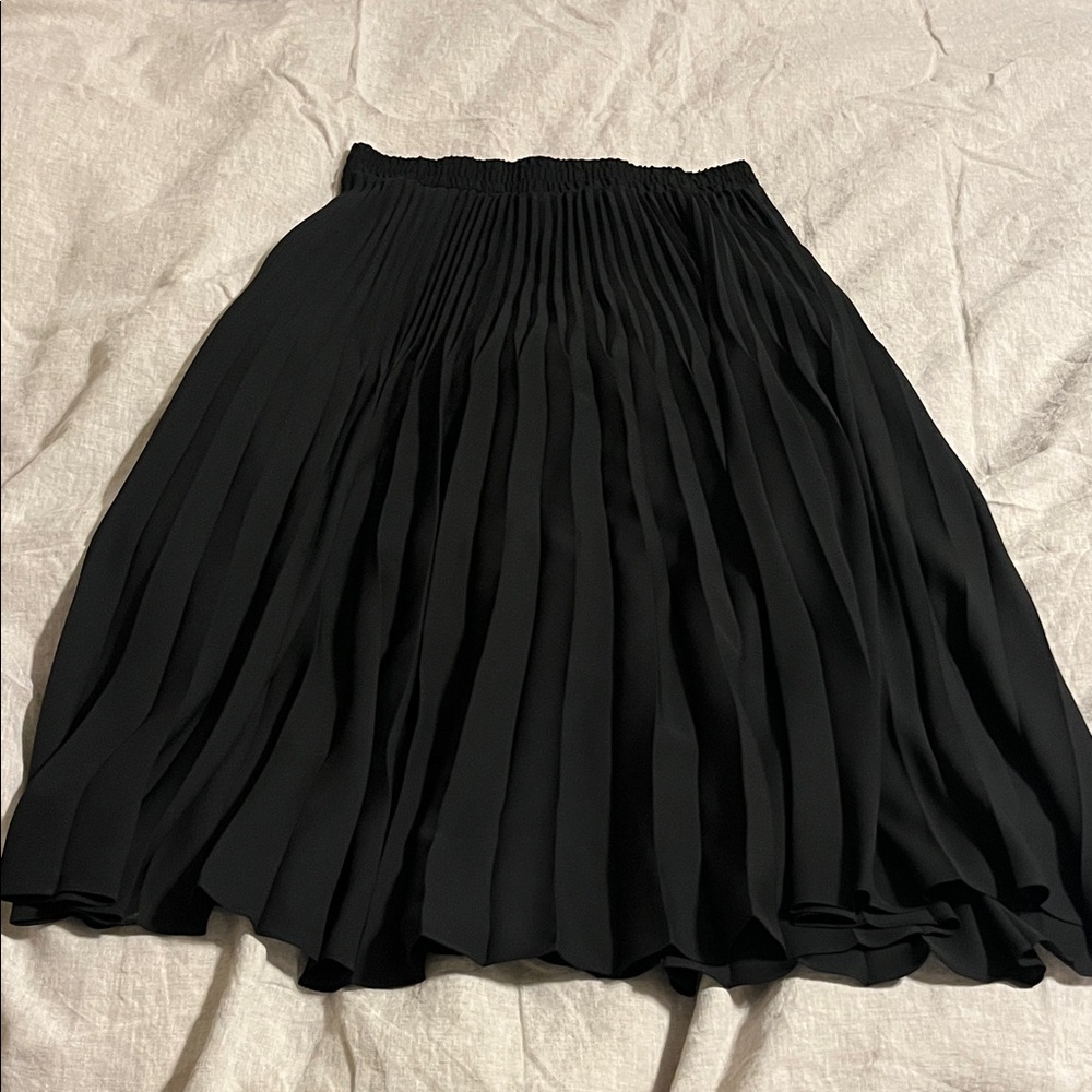 Max Studio Black A-Line Skirt